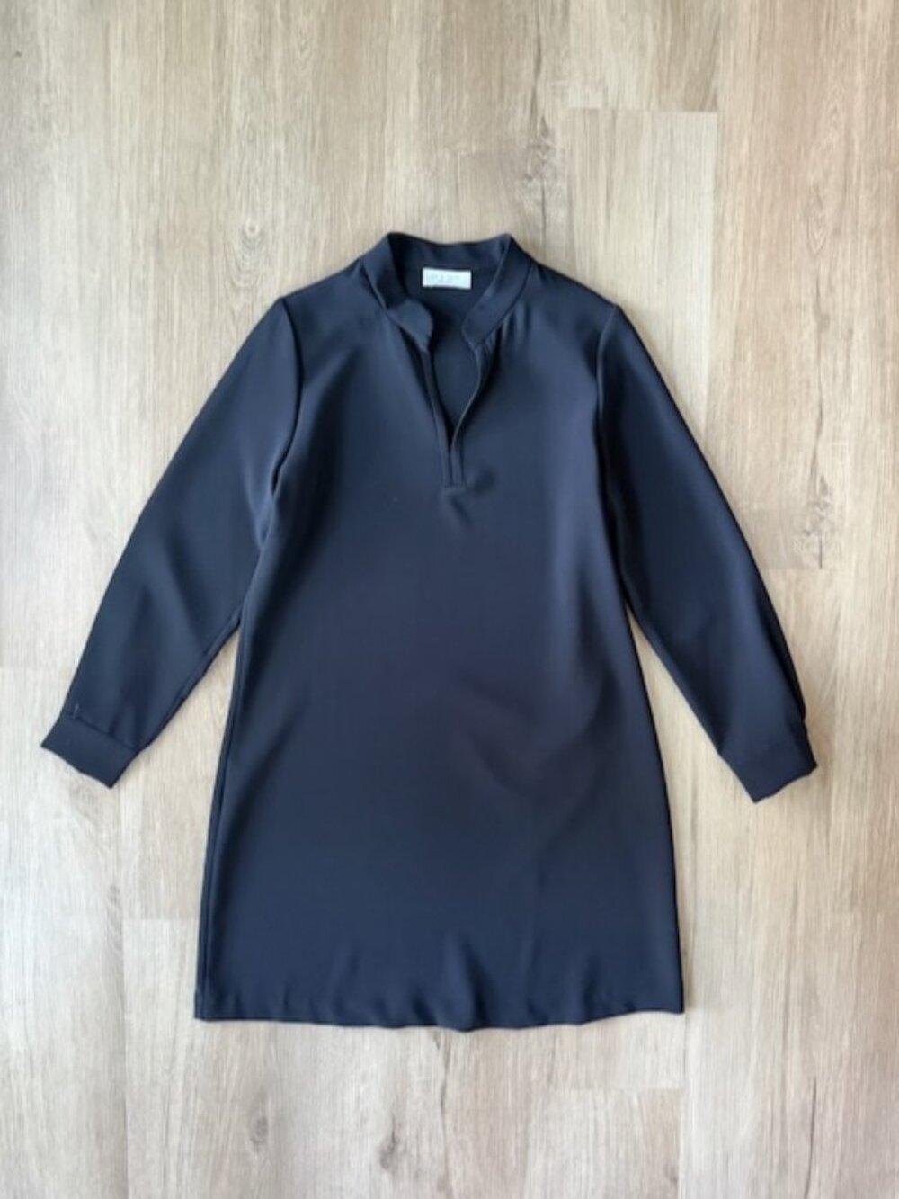 Lola & Sophie Black Long Sleeve Shift Dress L